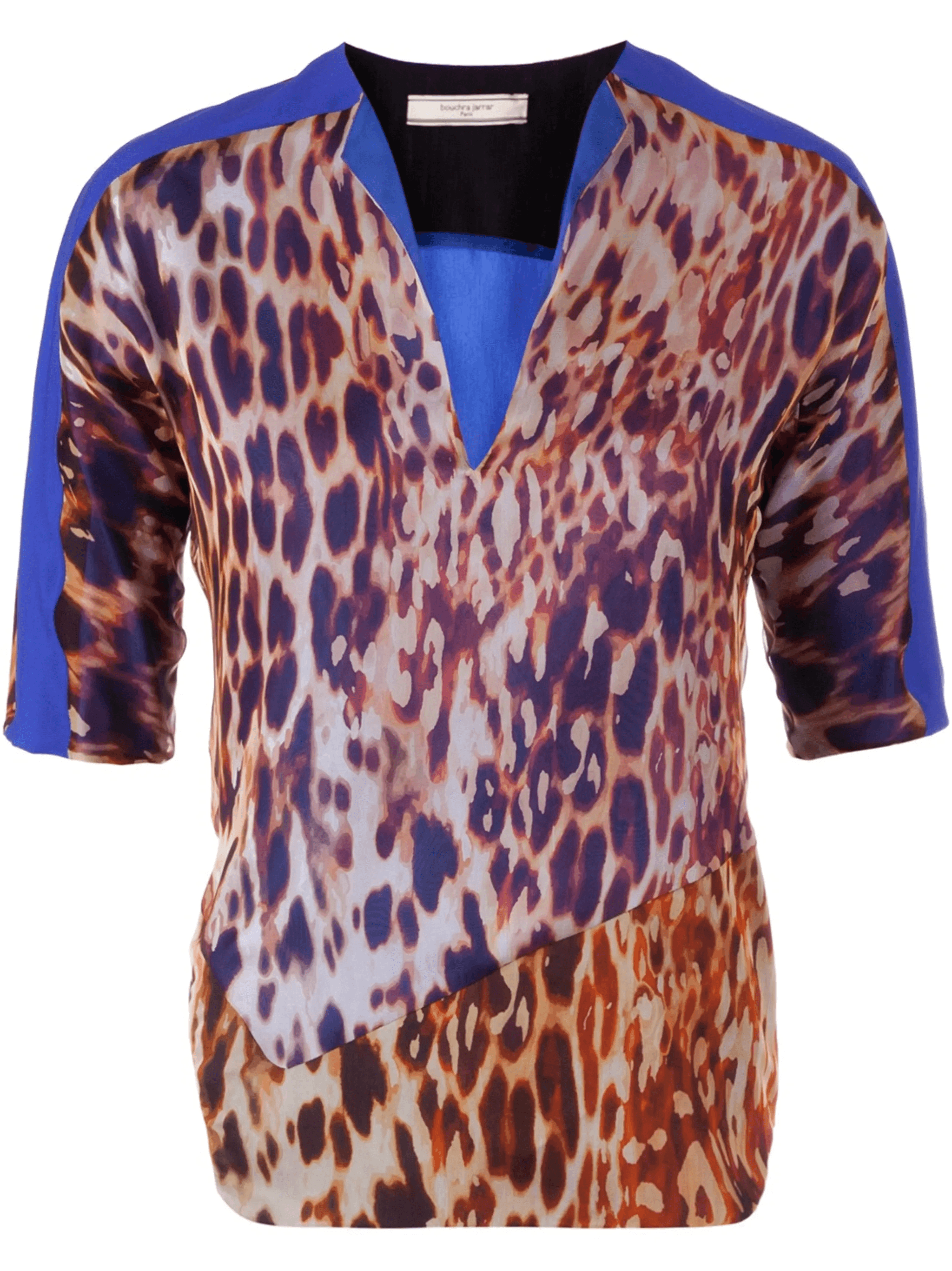 animal print blouse - Image 1
