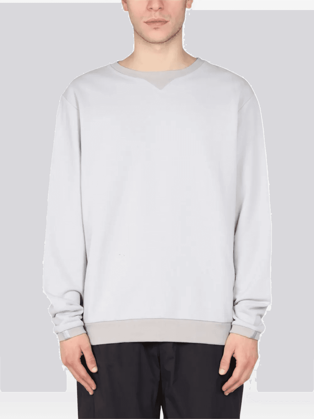 crew-neck panelled sweatshirt - Image 1
