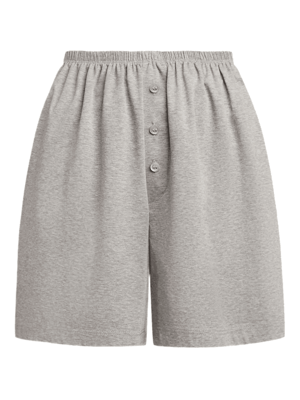 cotton button shorts - Image 1