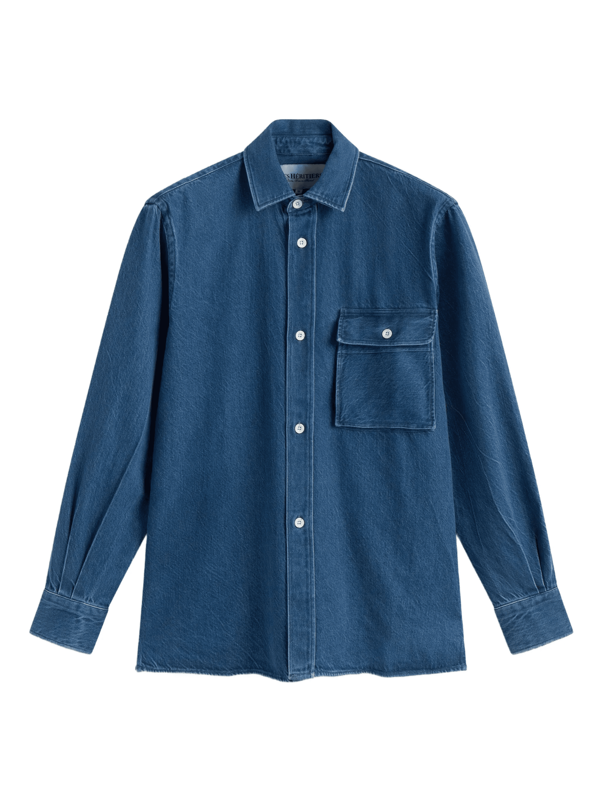 pocket indigo shirt - Image 1