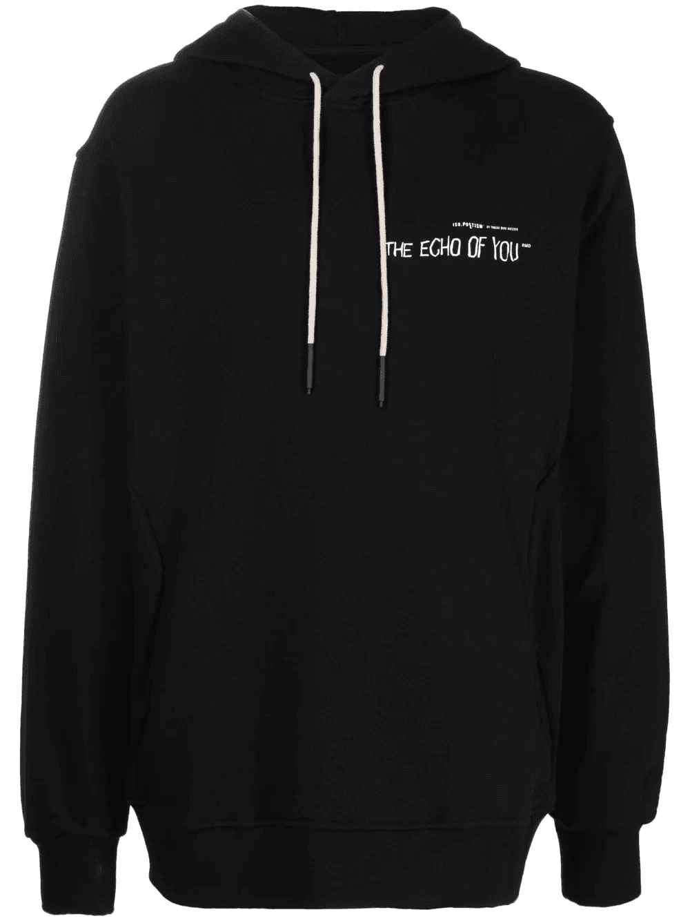 graphic-print cotton hoodie - Image 1