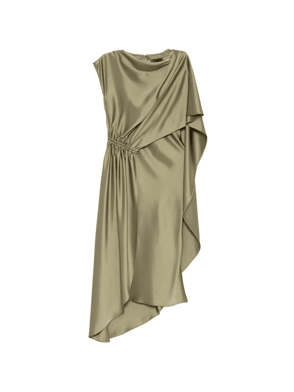 draped midi dress - Image 1