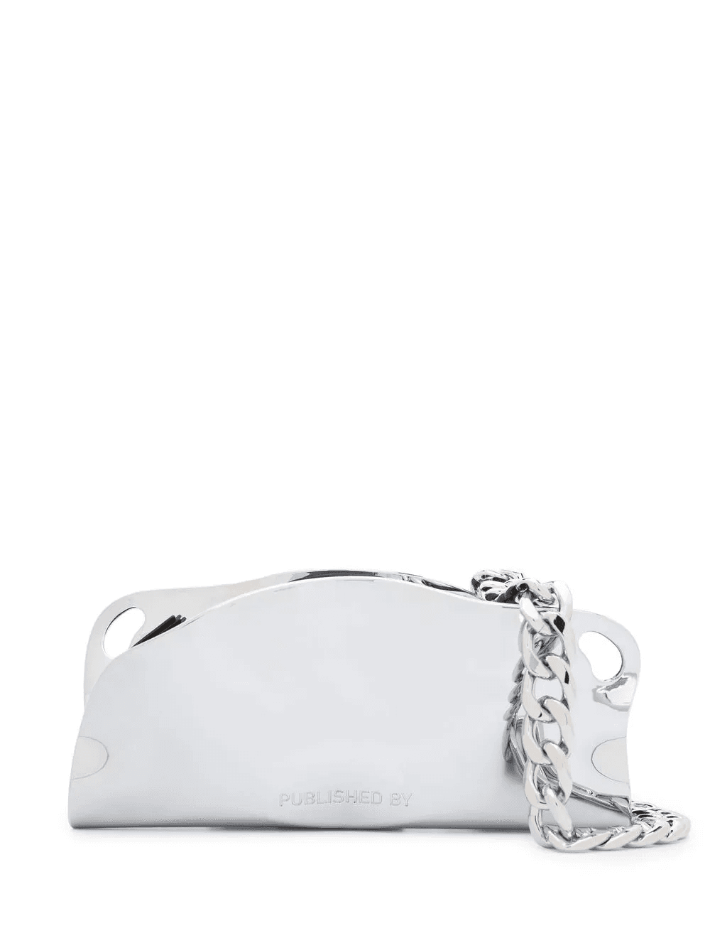 Mayzie chrome shoulder bag - Image 1