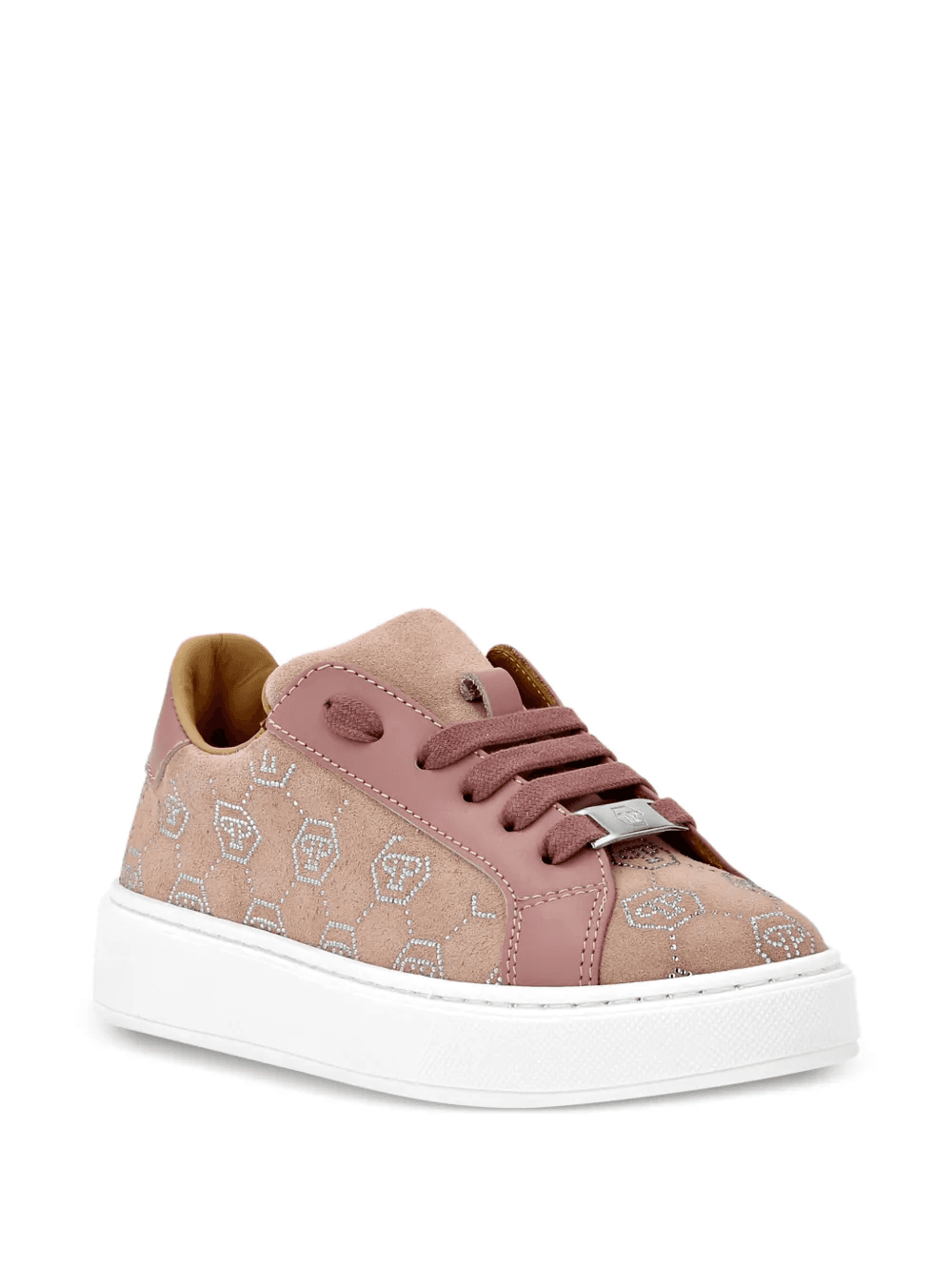 logo-detail lace-up sneakers - Image 1