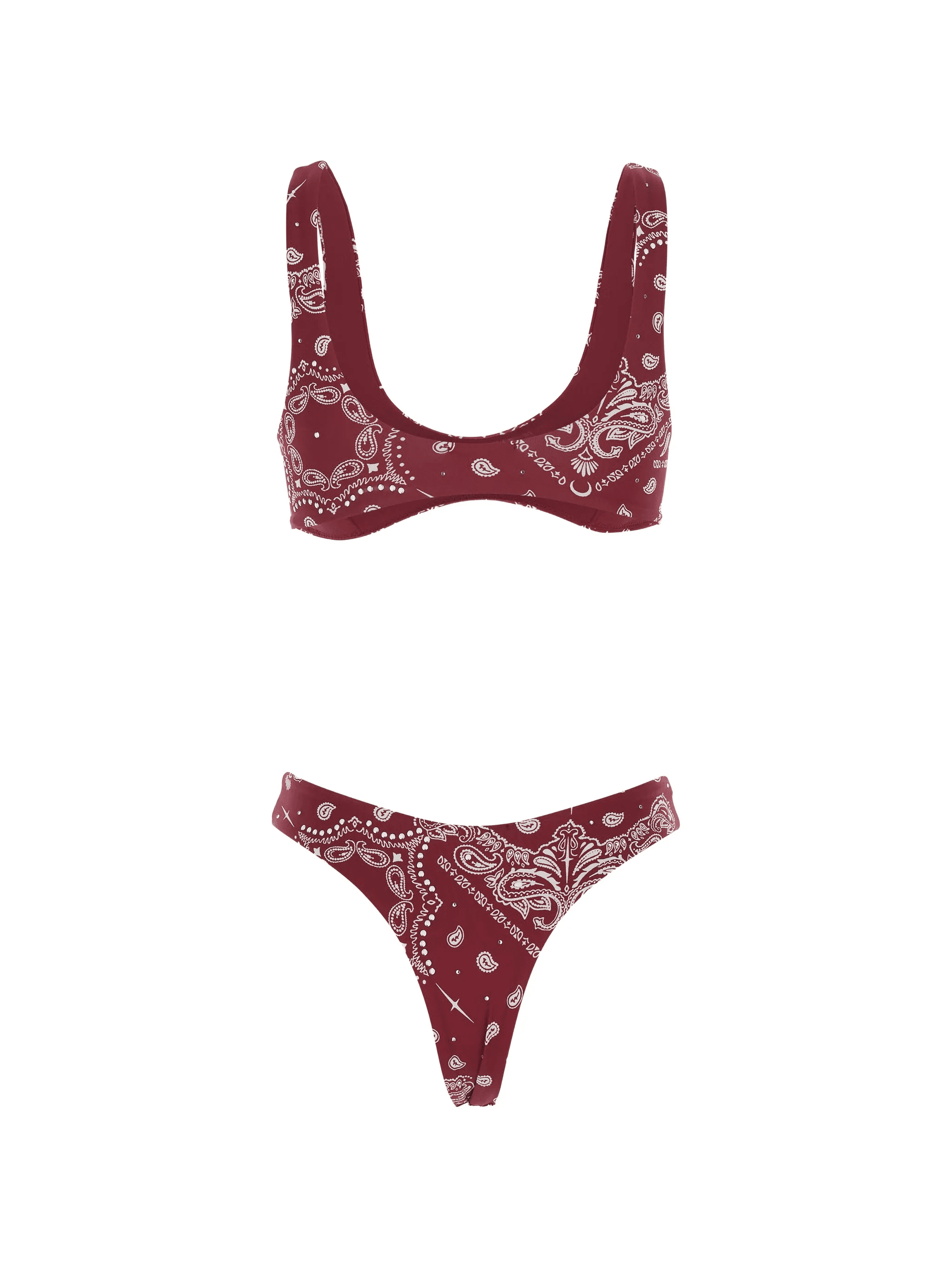 paisley-print bikini - Image 1
