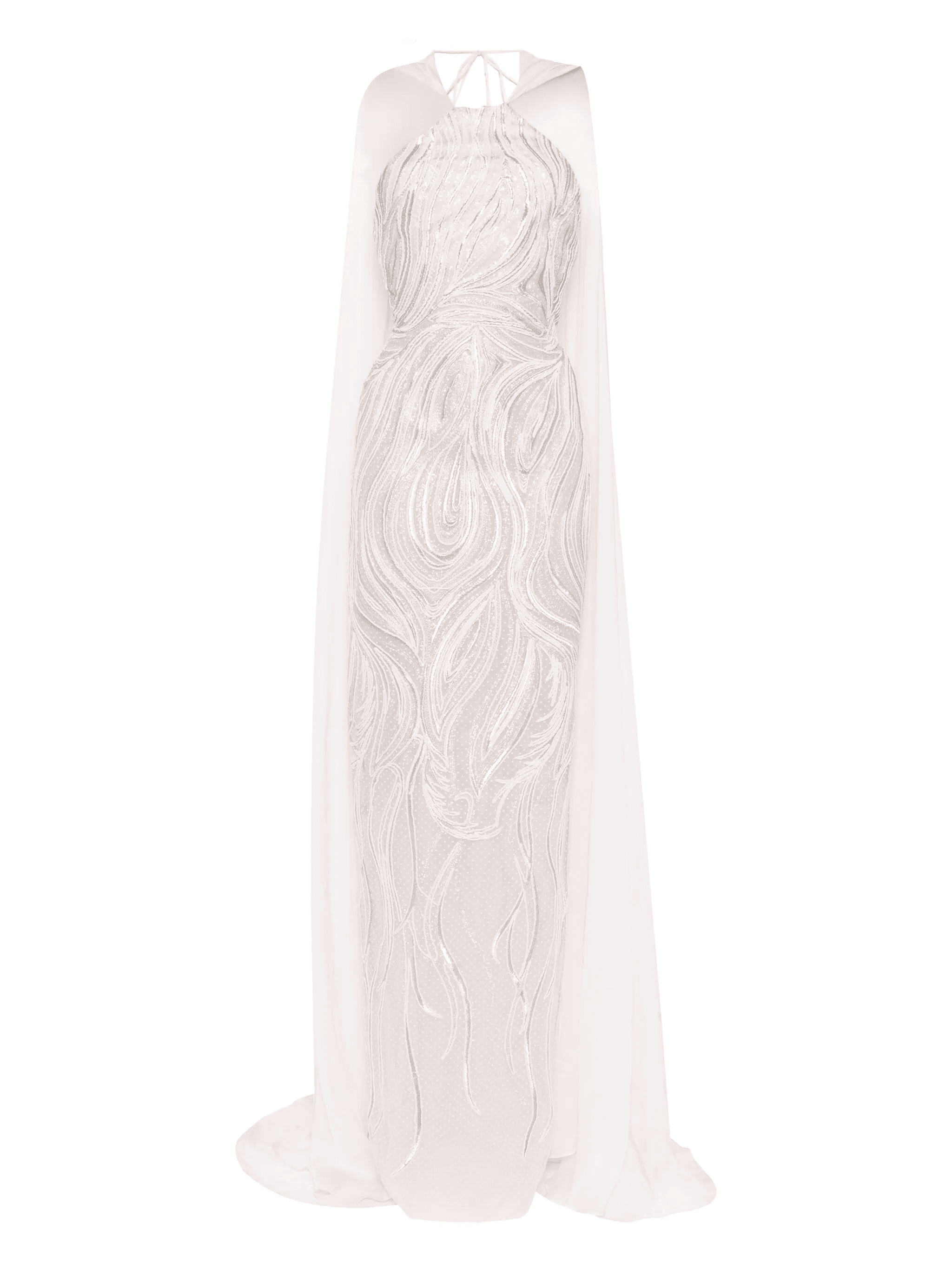 embroidered maxi dress - Image 1