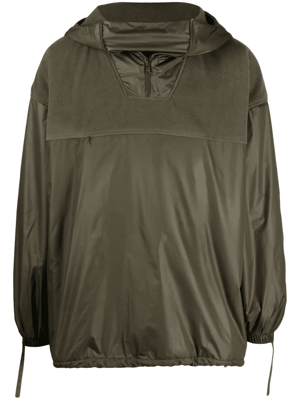 zip-up panelled hoodie - Image 1
