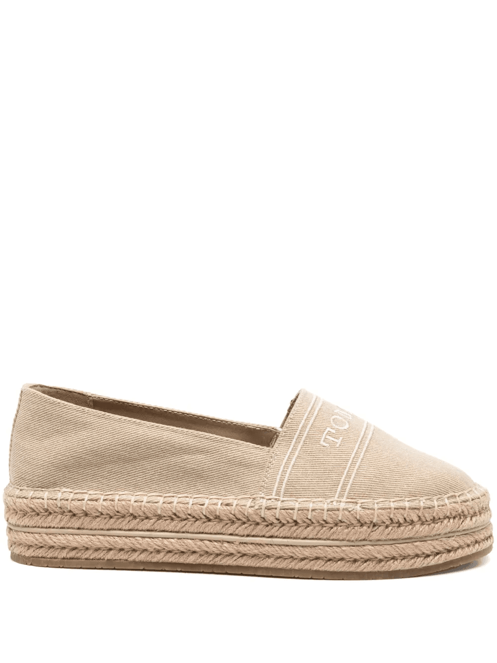 logo-embroidered espadrilles - Image 1