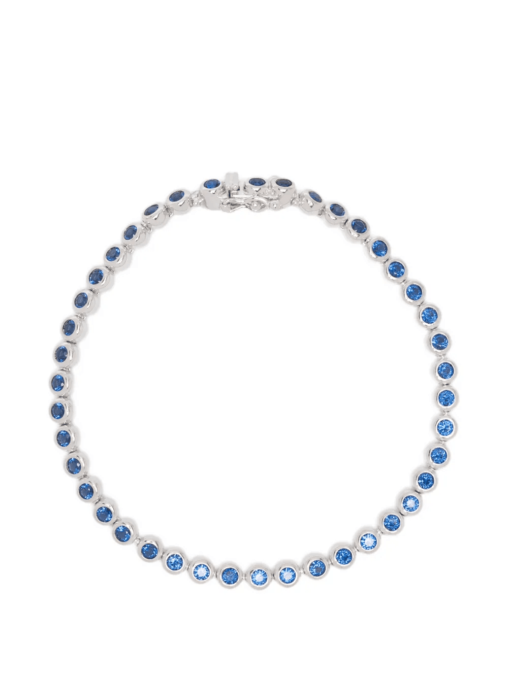 embellished round tennis bracelet - Image 1