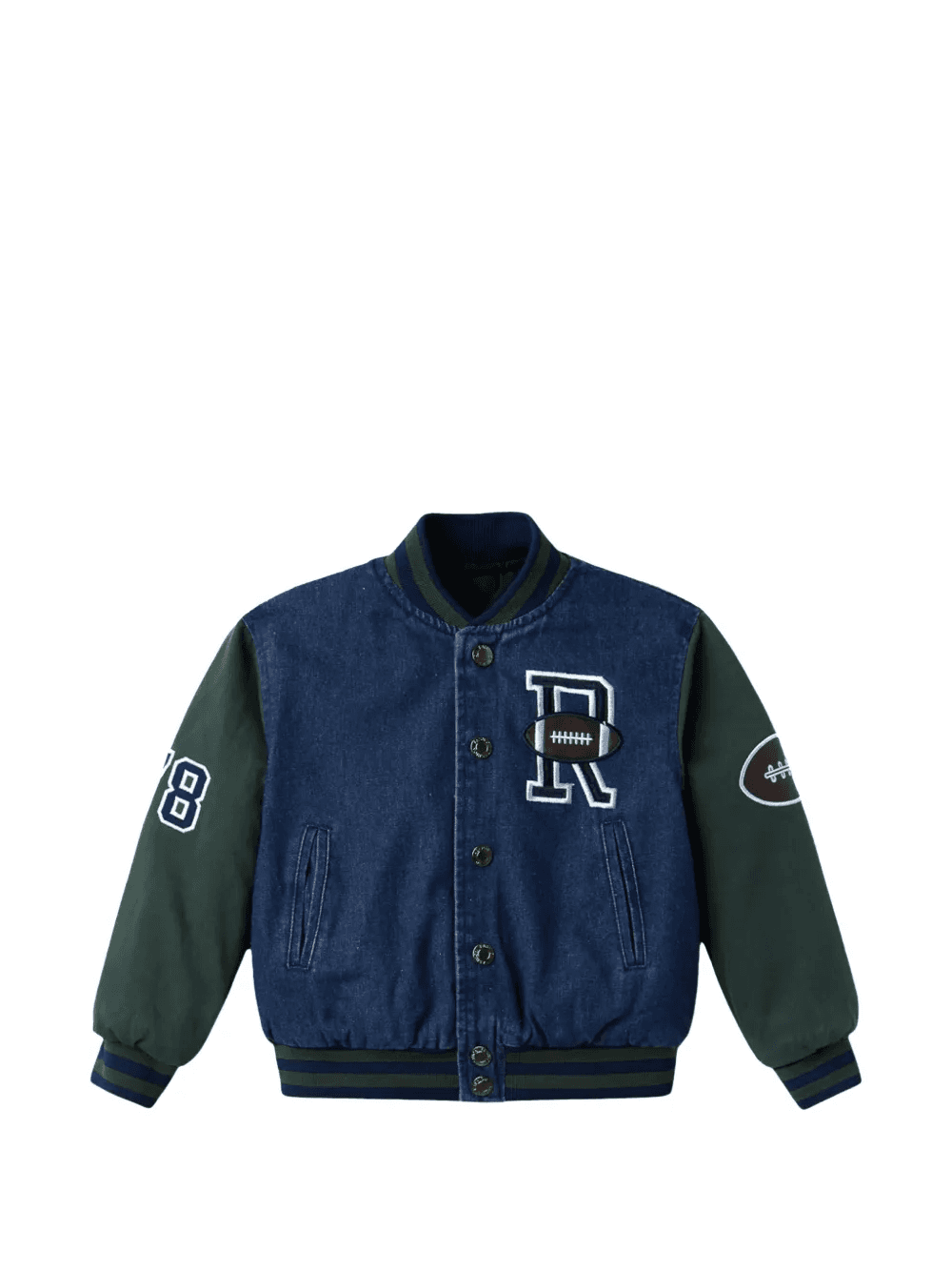 buttoned bomber jacket - Image 1