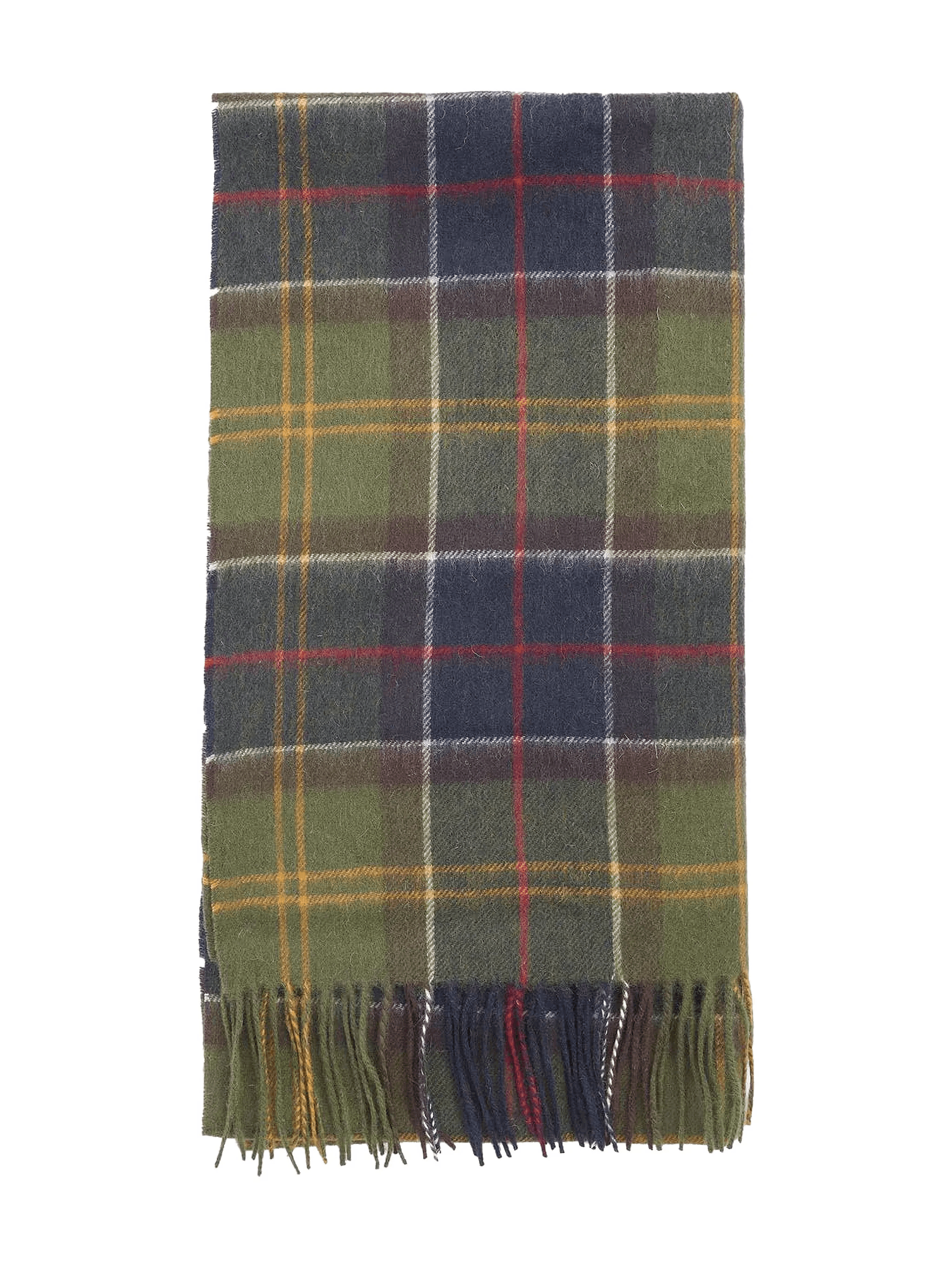 Braden tartan fringed scarf - Image 1