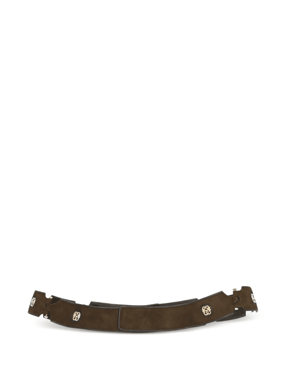 embellished suede belt - Image 1