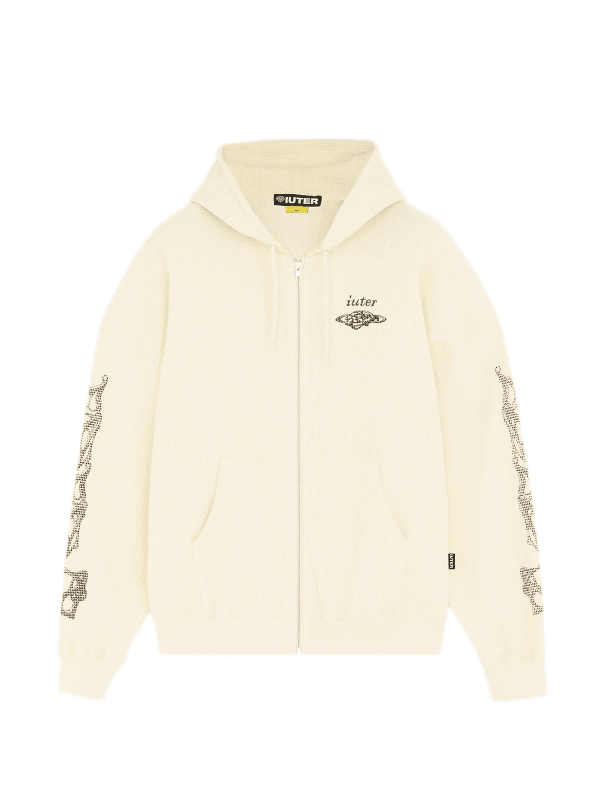 waffle zip hoodie - Image 1