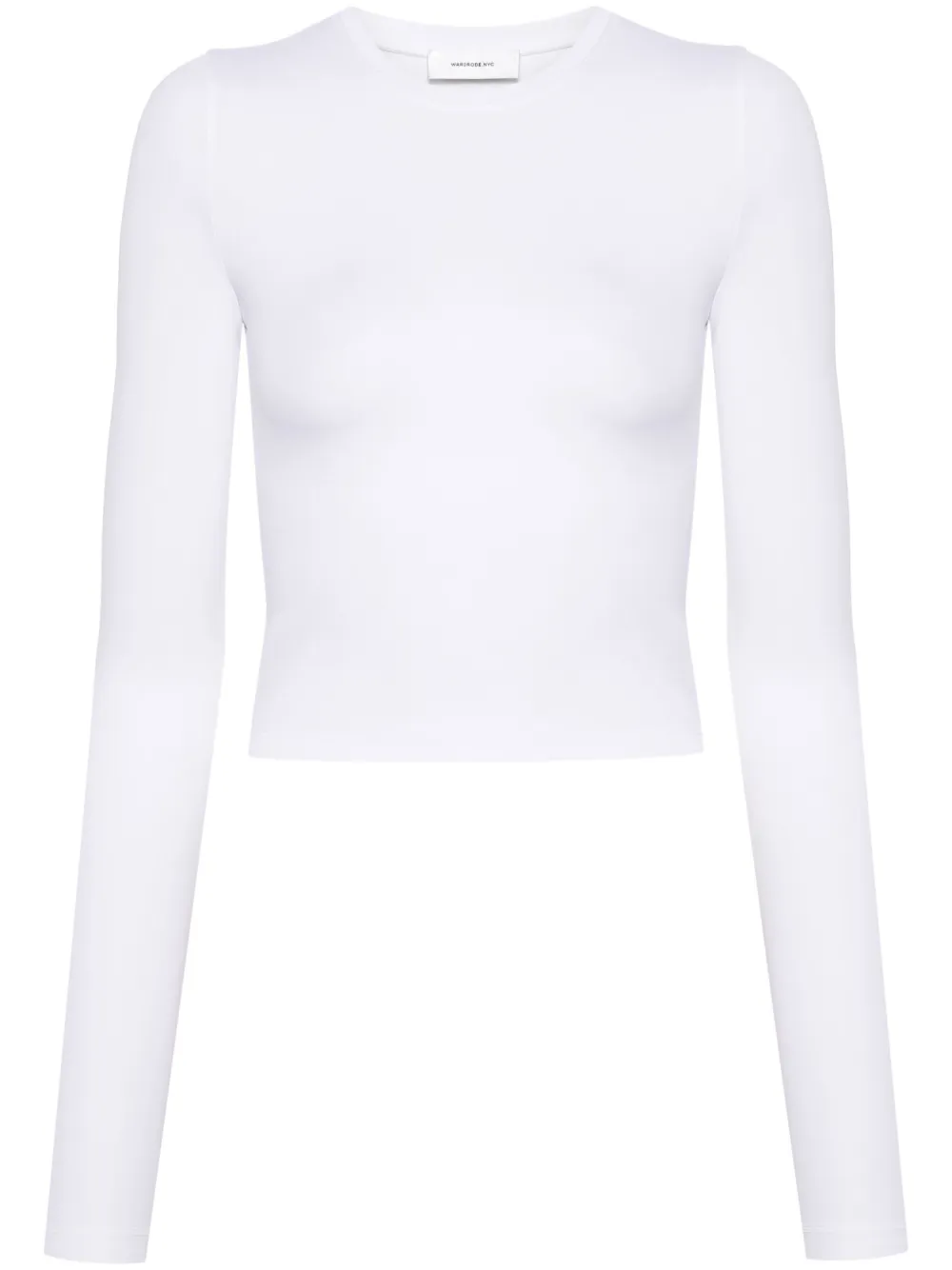 crew neck stretch-jersey T-shirt - Image 1