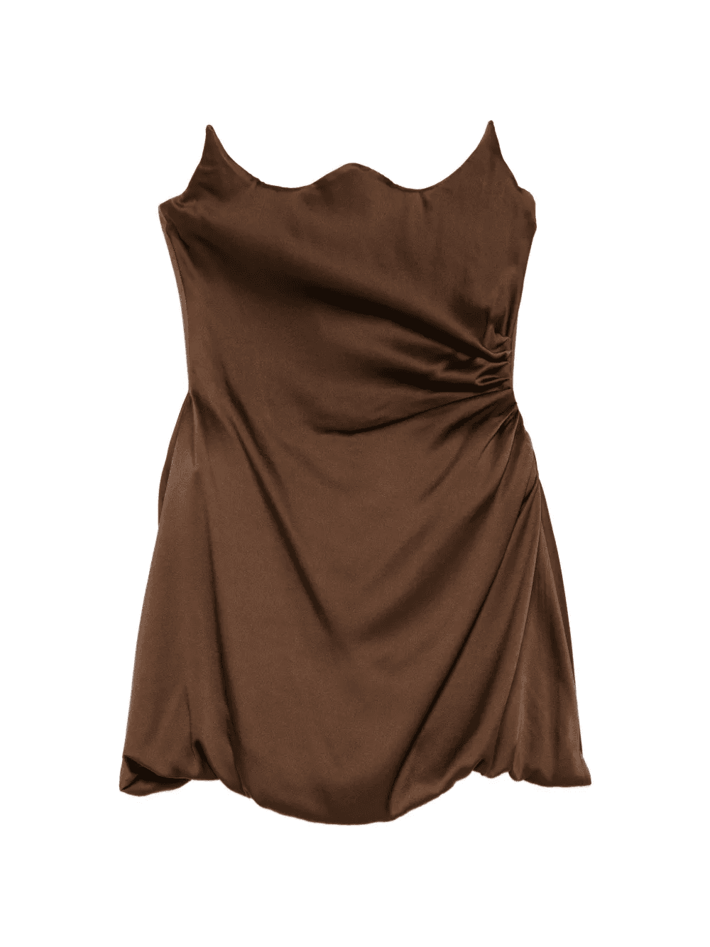 ruched-detail mini dress - Image 1