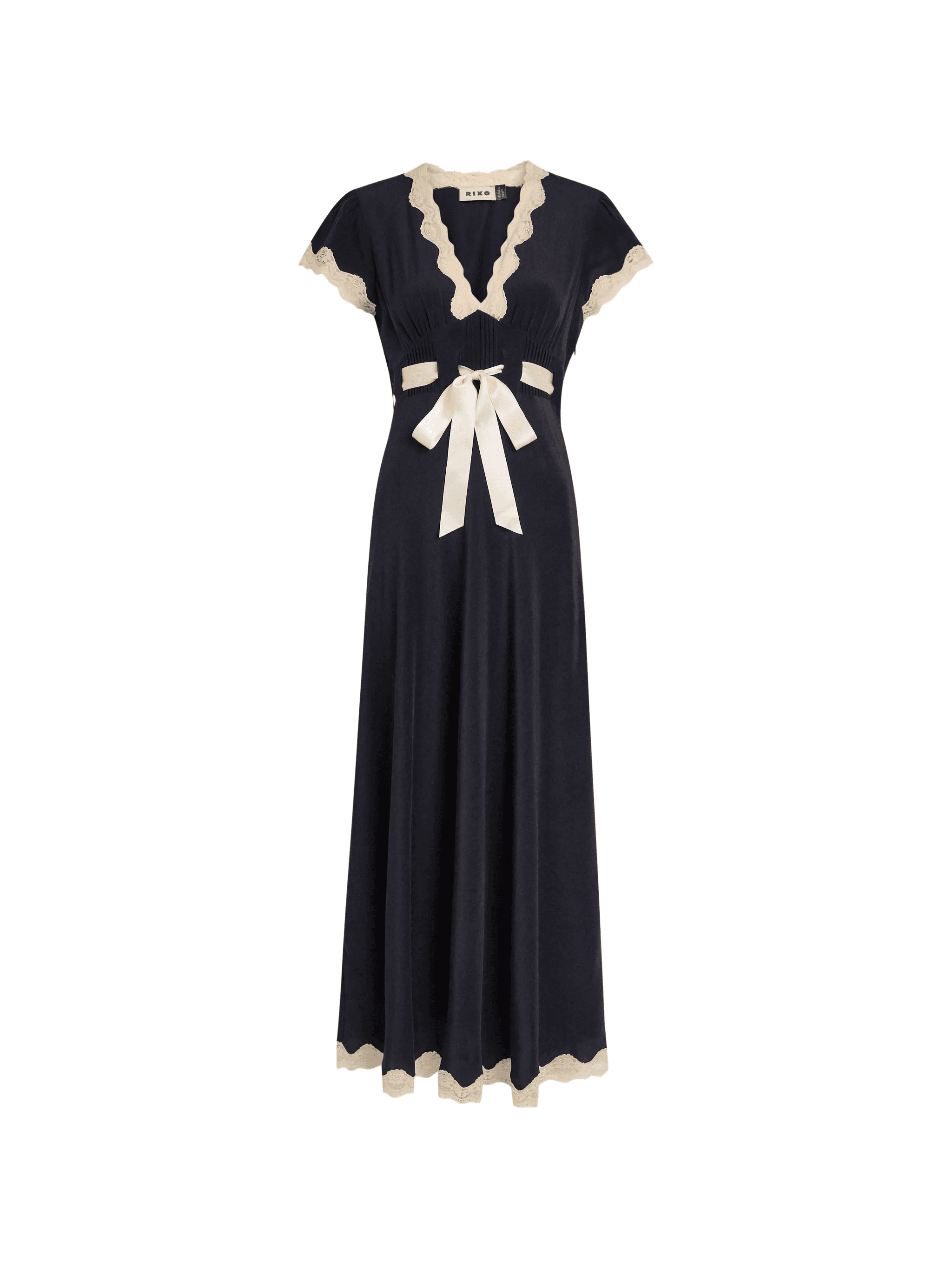 Marlice lace bow-detail mdi dress - Image 1