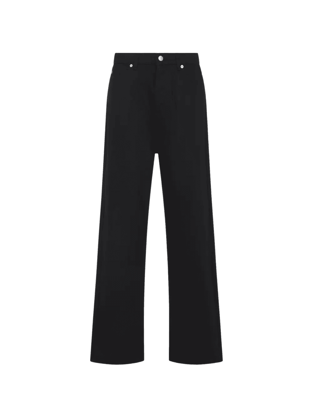 buttoned wide-leg jeans - Image 1