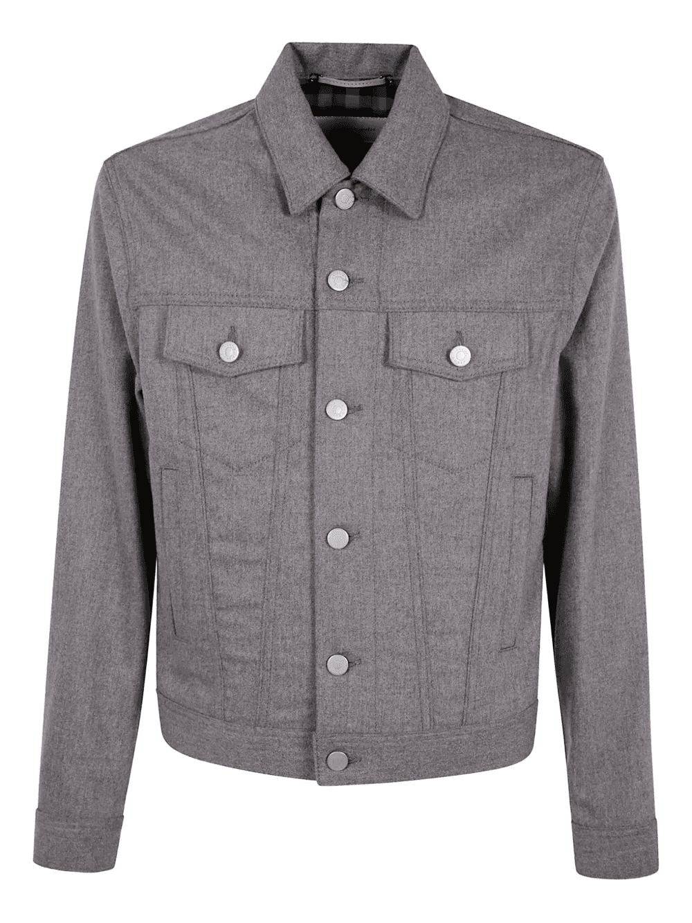 buttoned pocket shirt jacket - Image 1