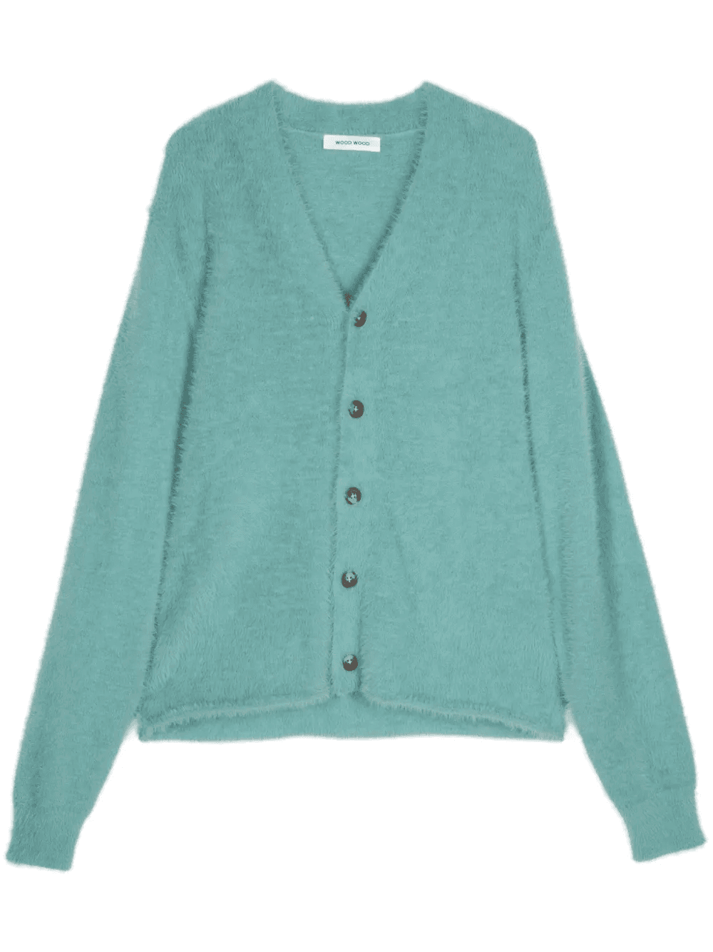 V-neck knit cardigan - Image 1