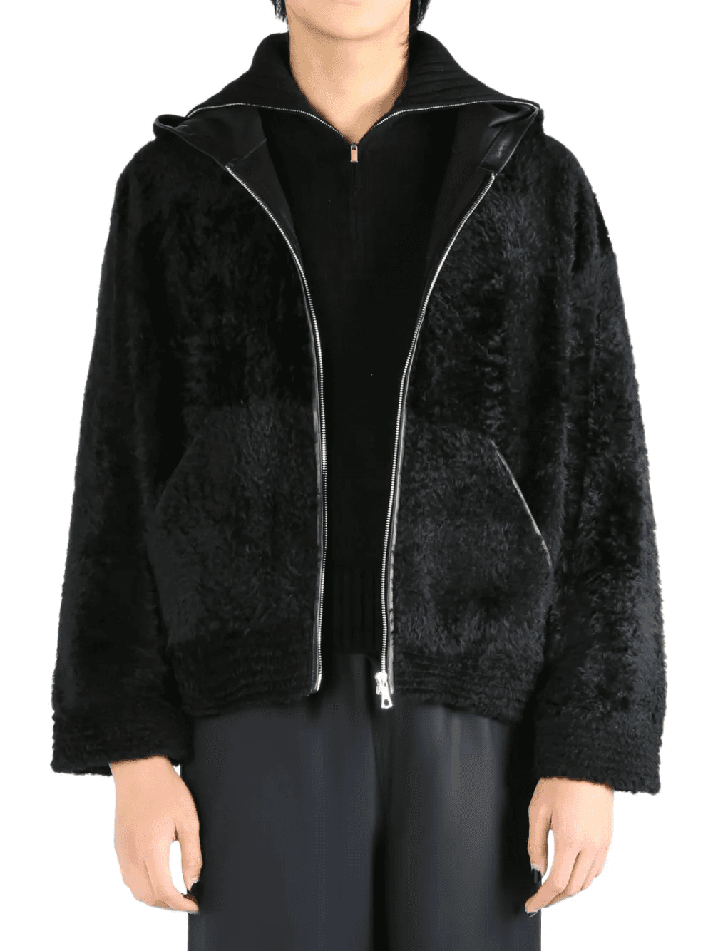 shearling jacket - Image 1