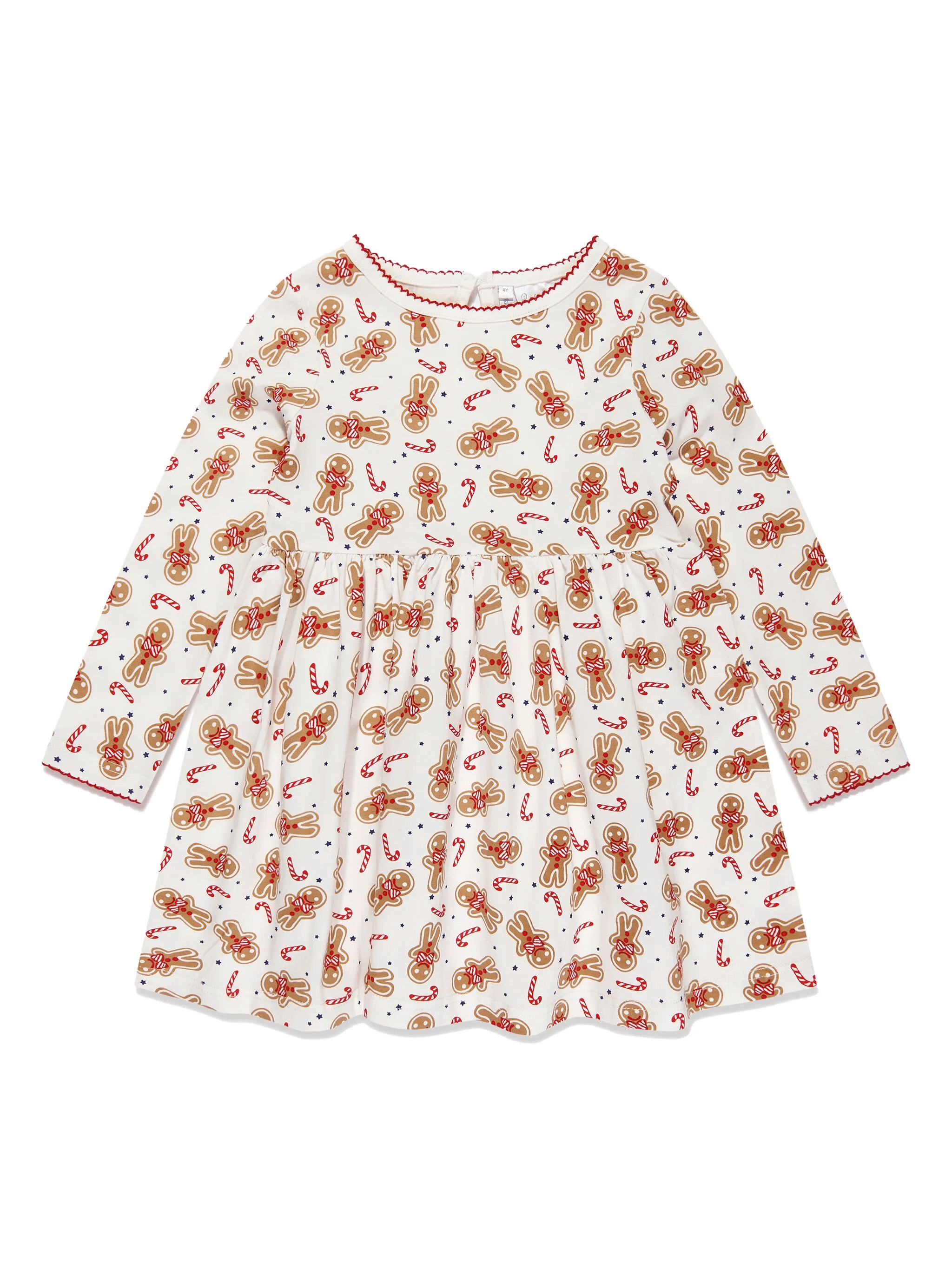 Gingerbread stretch-cotton dress - Image 1