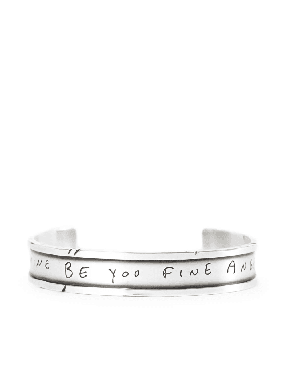 engraved silver bracelet - Image 1