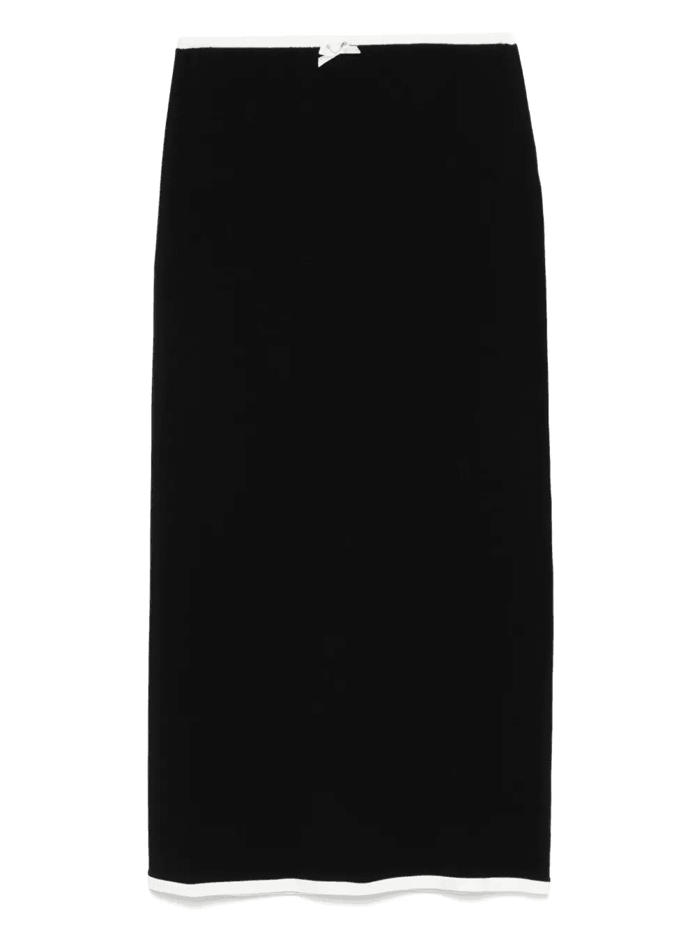 floral-appliqué maxi skirt - Image 1