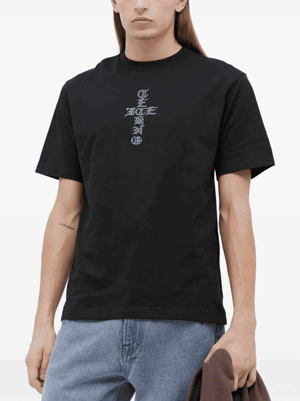 cross logo-print T-shirt - Image 1