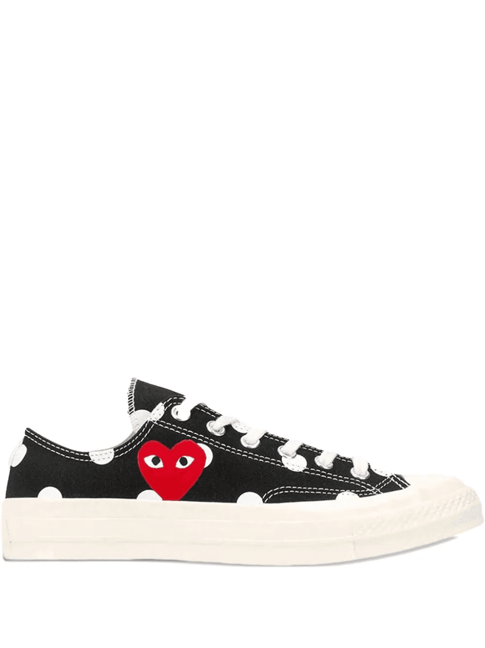 Polka Dot Red Heart sneakers - Image 1