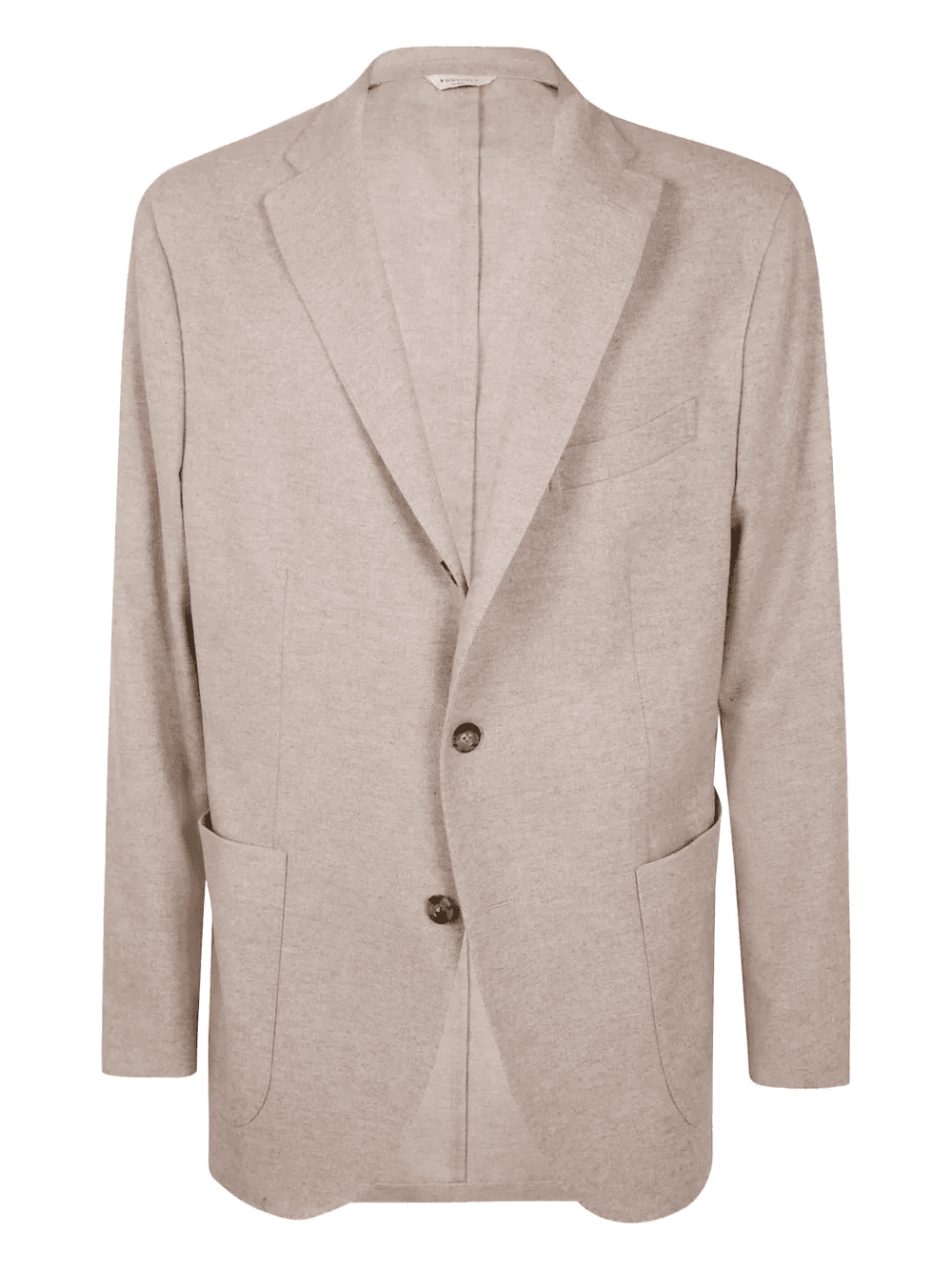 notched-lapel wool jacket - Image 1