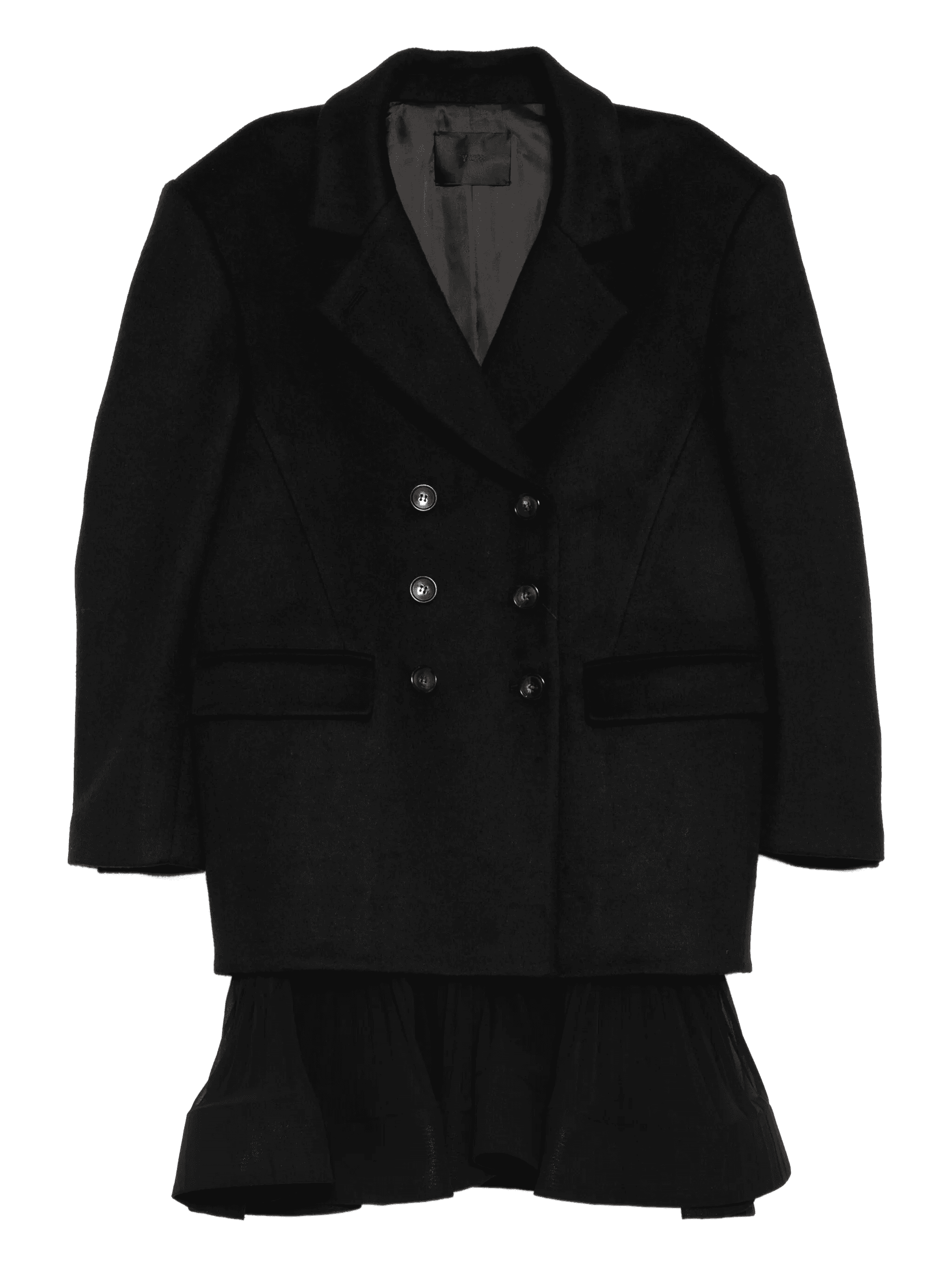 double-breasted coat - Image 1