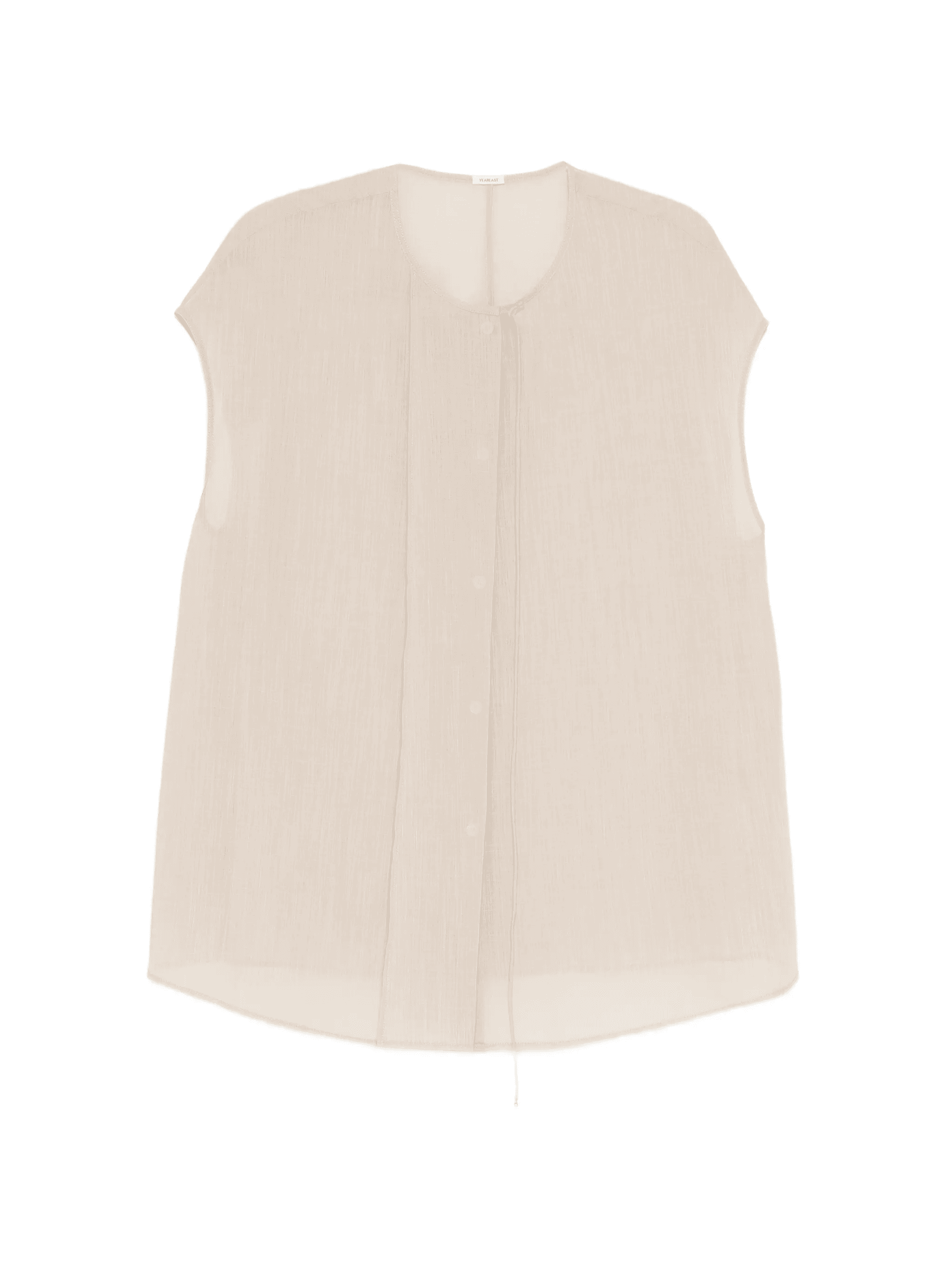 round-collar sleeveless blouse - Image 1
