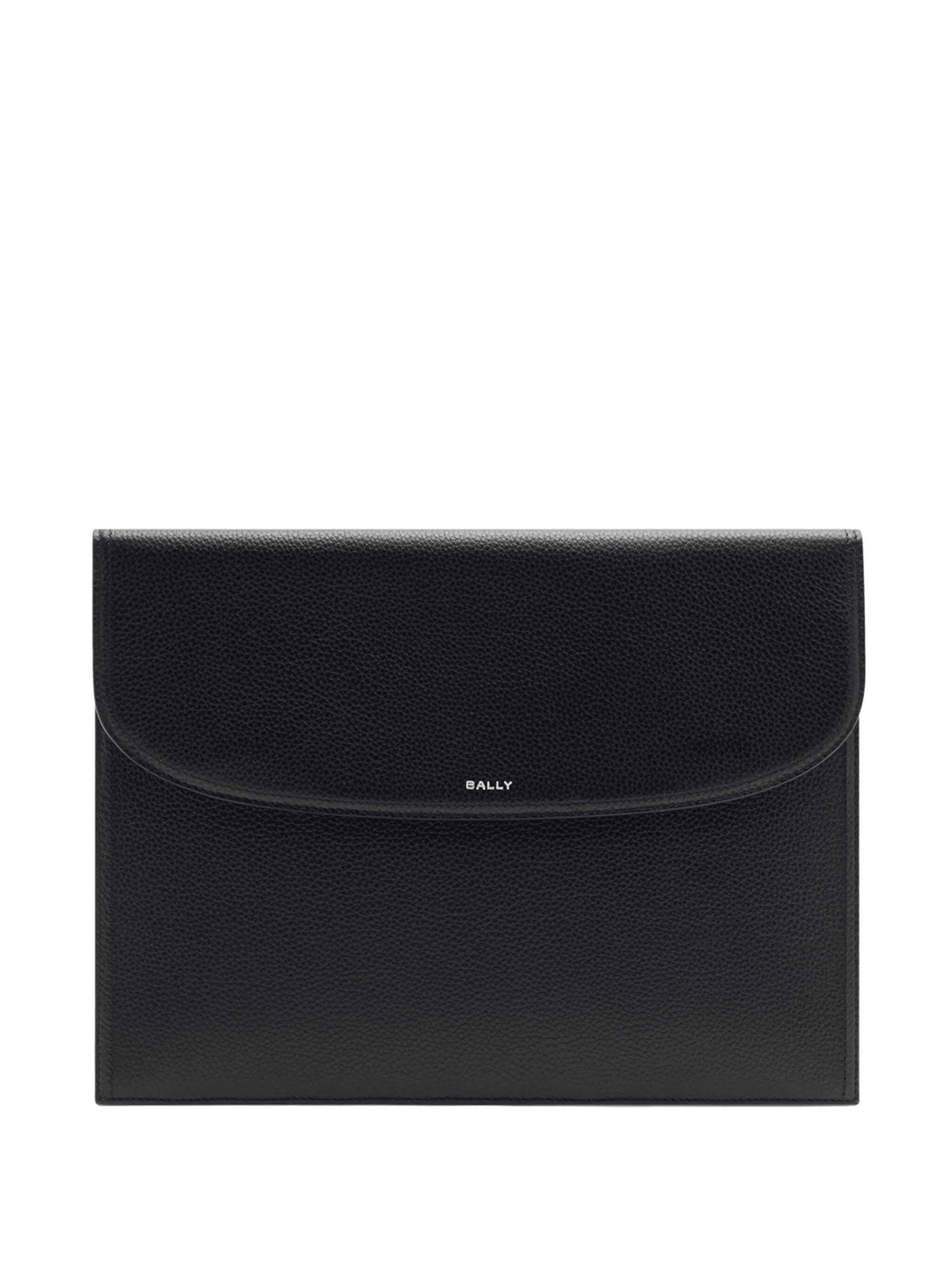 Capitol grained leather flap clutch bag - Image 1