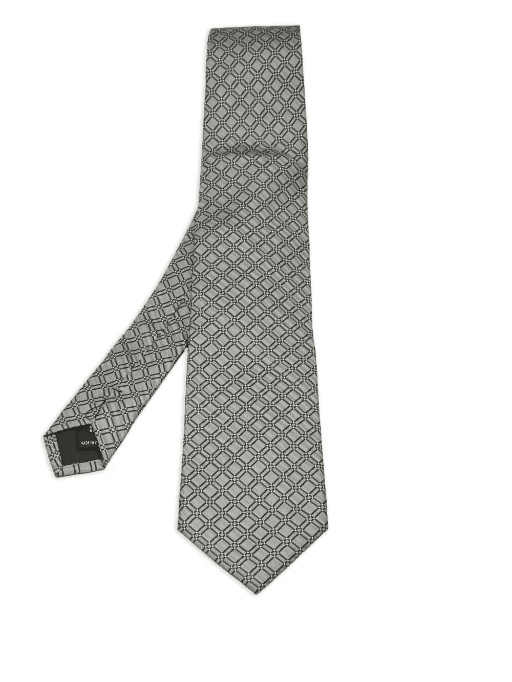geometric-pattern tie - Image 1