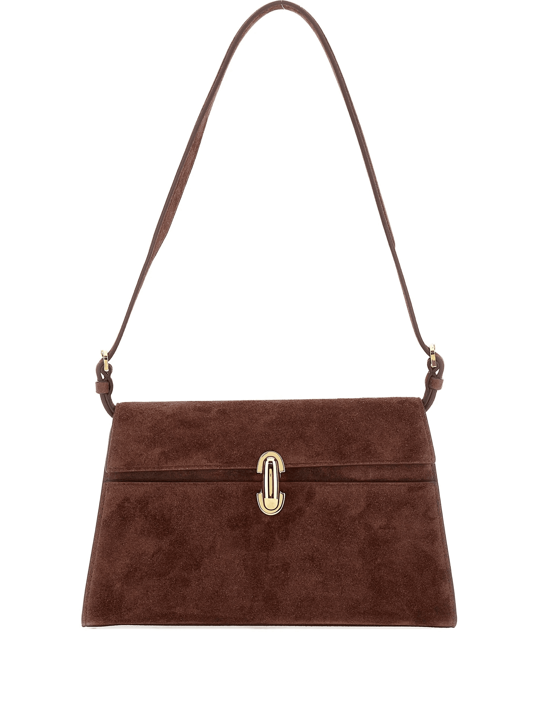 Symmetry suede shoulder bag - Image 1