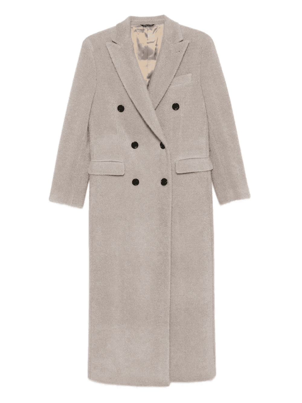 double-breasted buttoned coat - Image 1