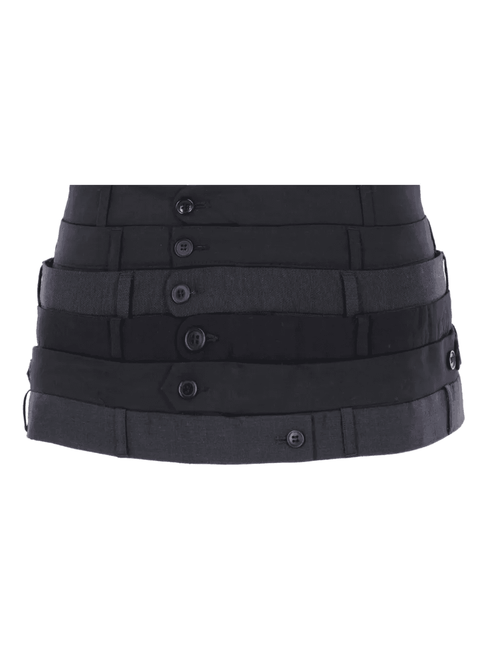 overlapping waistband skirt - Image 1