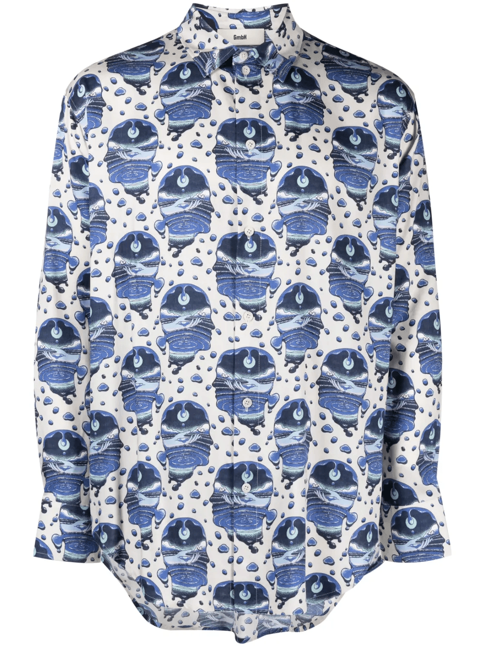 graphic-print long-sleeve shirt - Image 1
