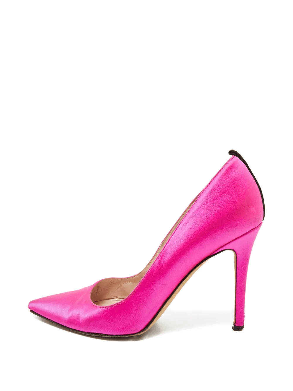 satin heeled pumps - Image 1
