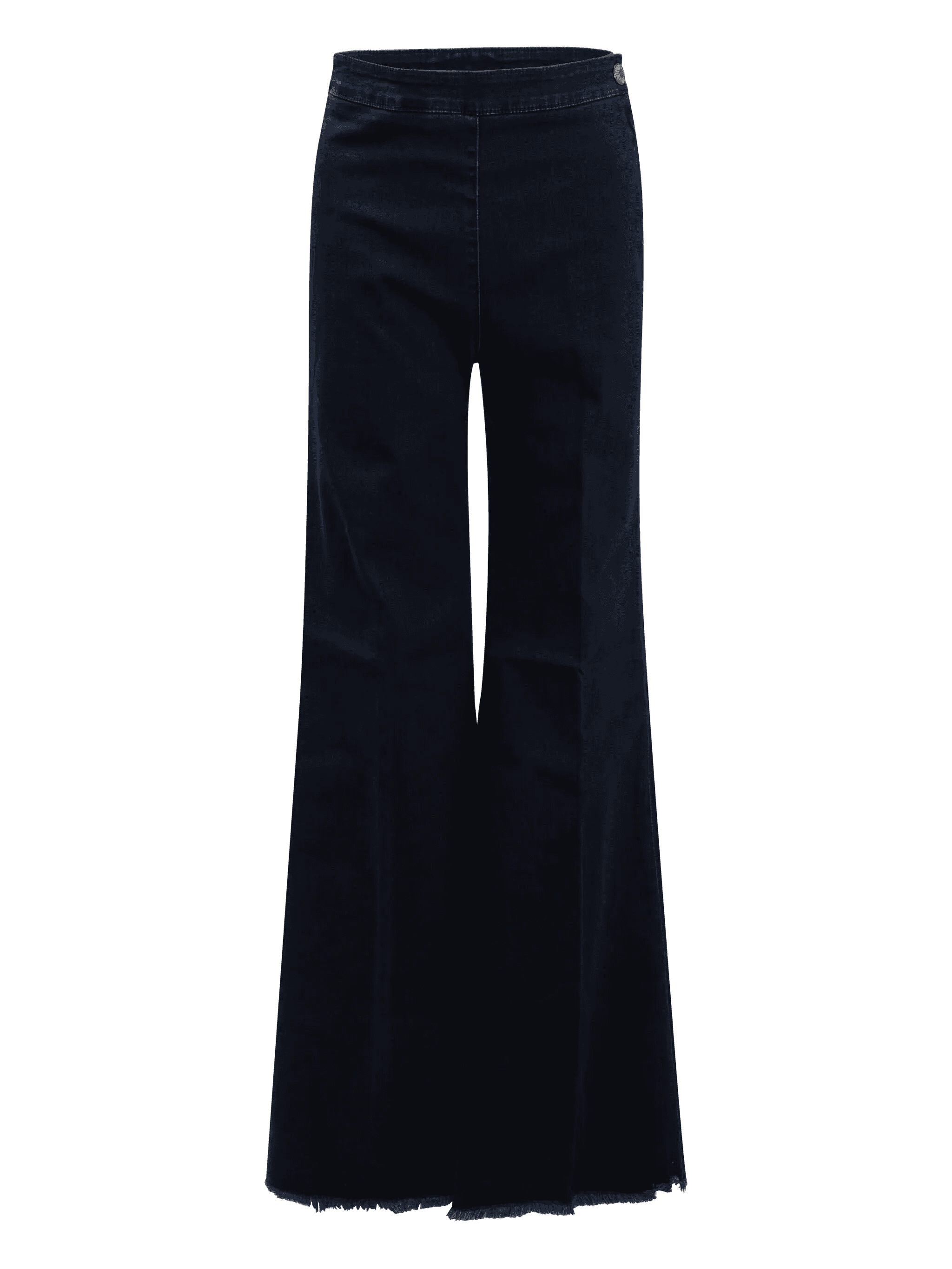 frayed-hem flared jeans - Image 1