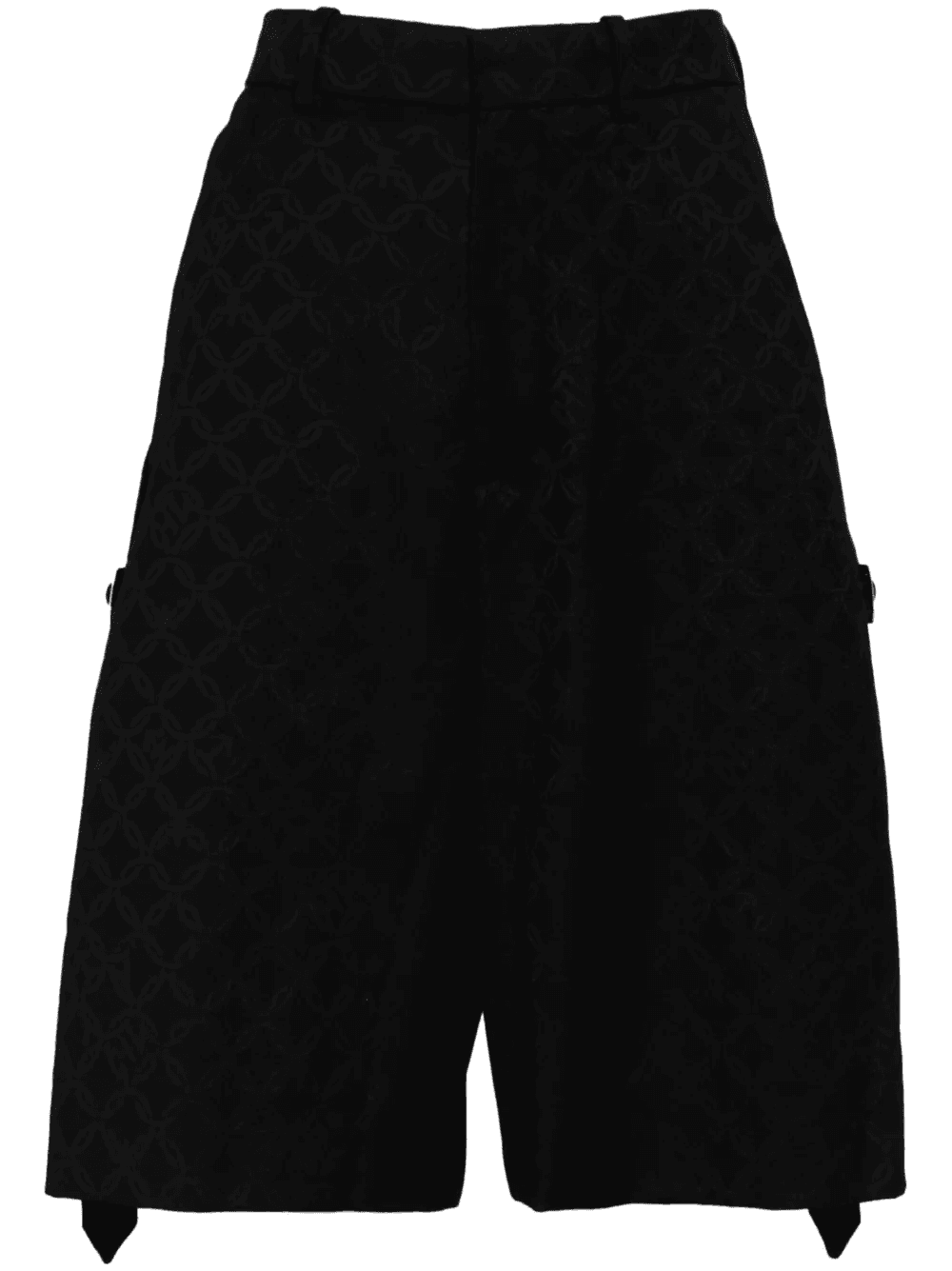 logo-appliqué knee-length shorts - Image 1