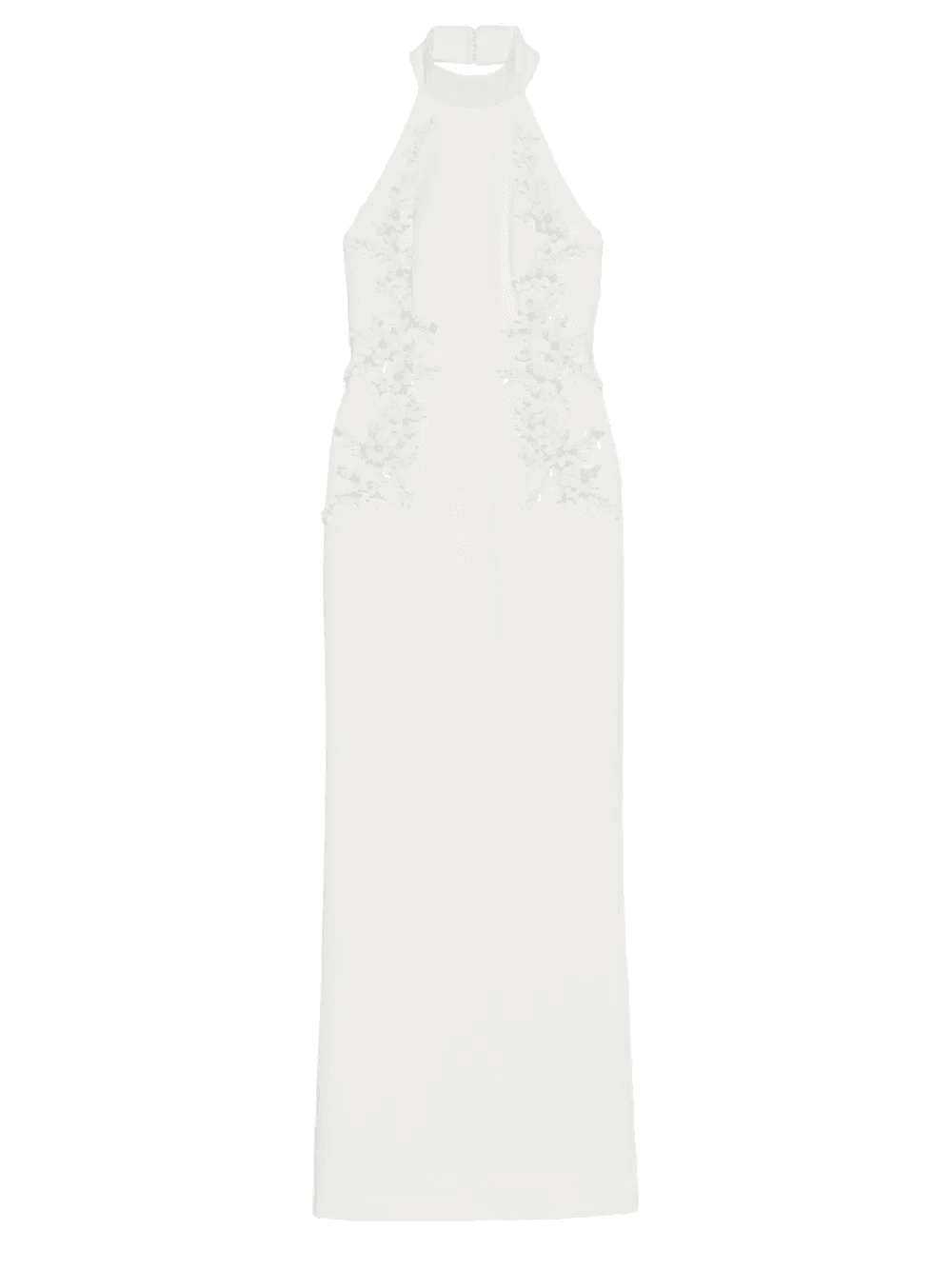 flower-embellished maxi dress - Image 1