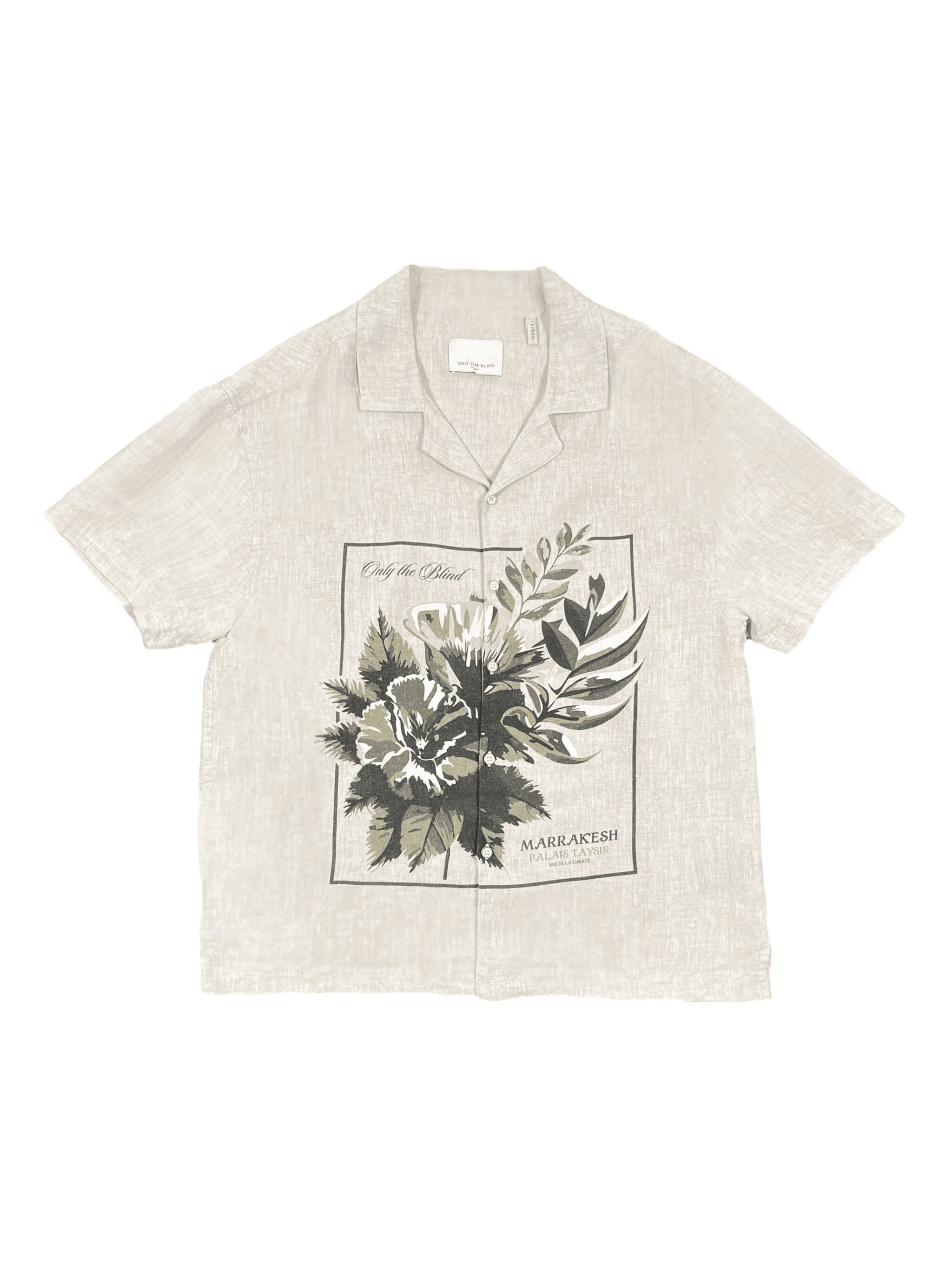 Botanical linen shirt - Image 1