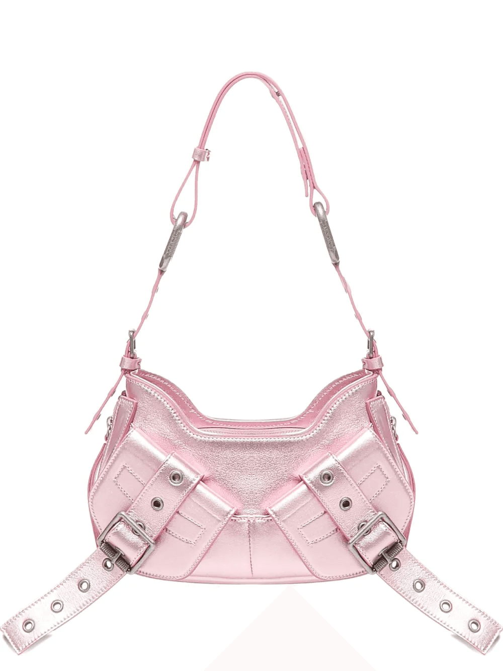 small buckle-detailsshoulder bag - Image 1