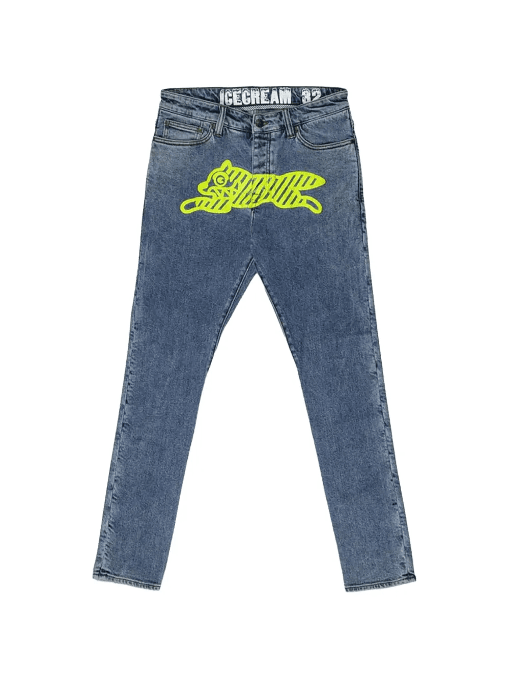 neon-graphic jeans - Image 1