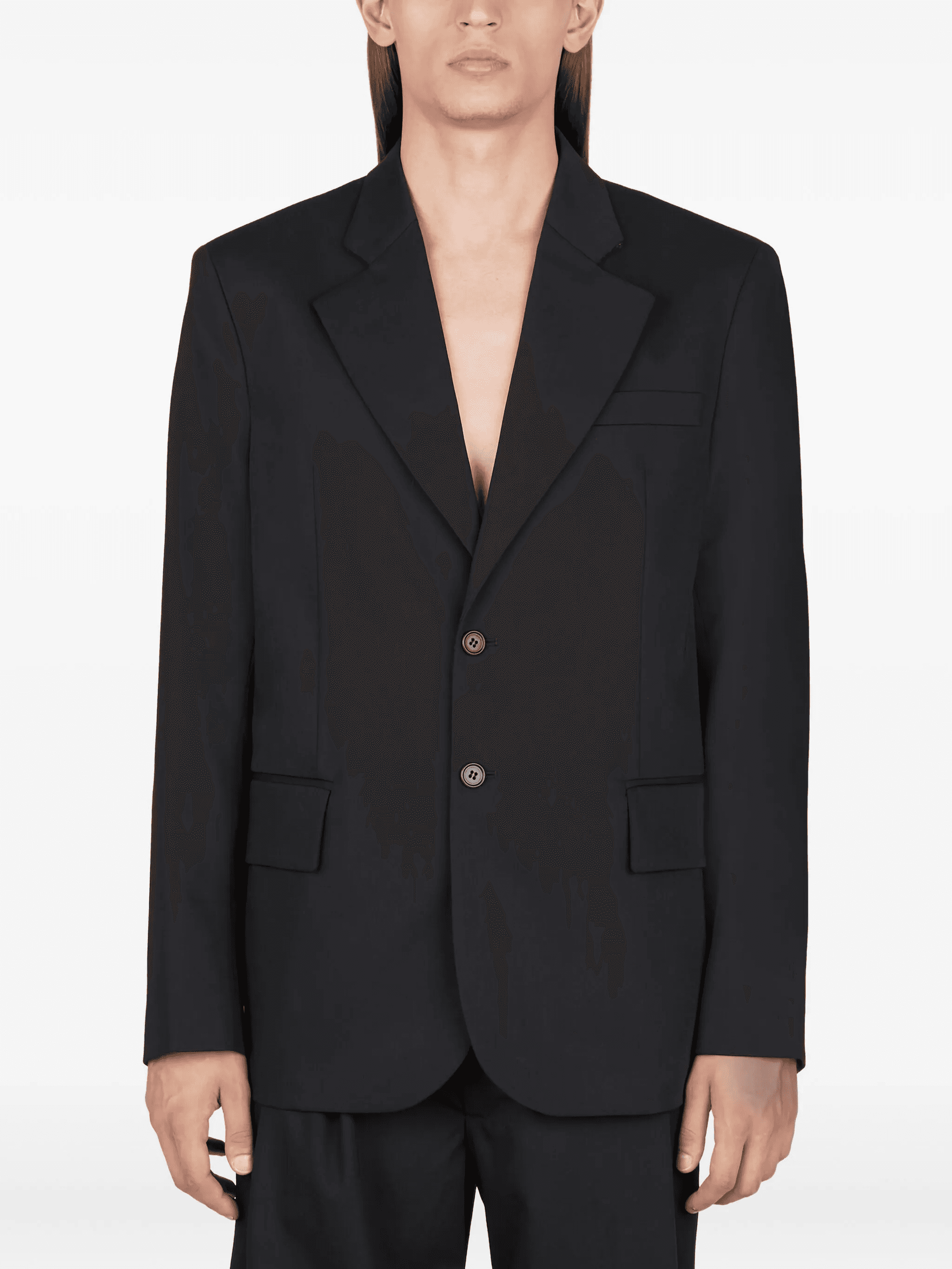 single breasted blazer - Image 1