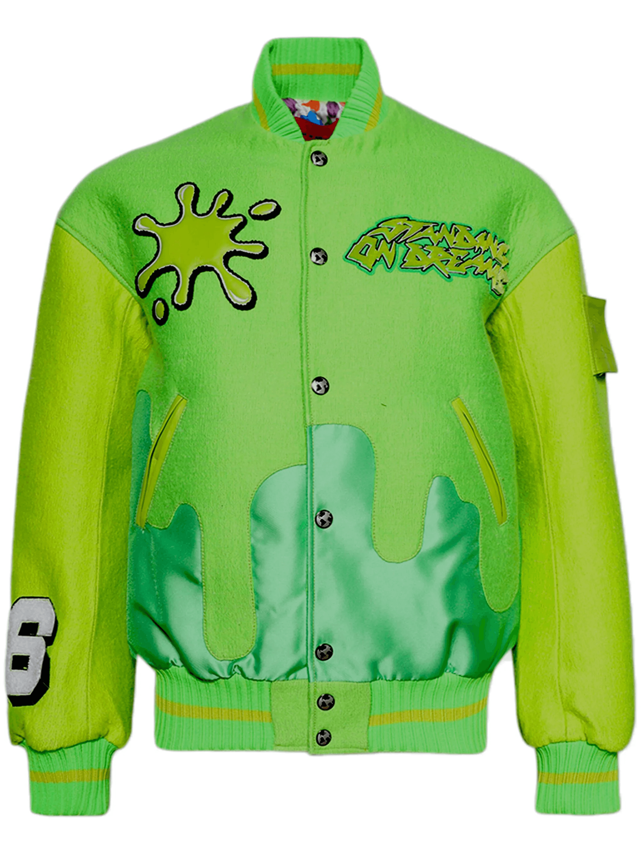 oversized varsity jacket - Image 1