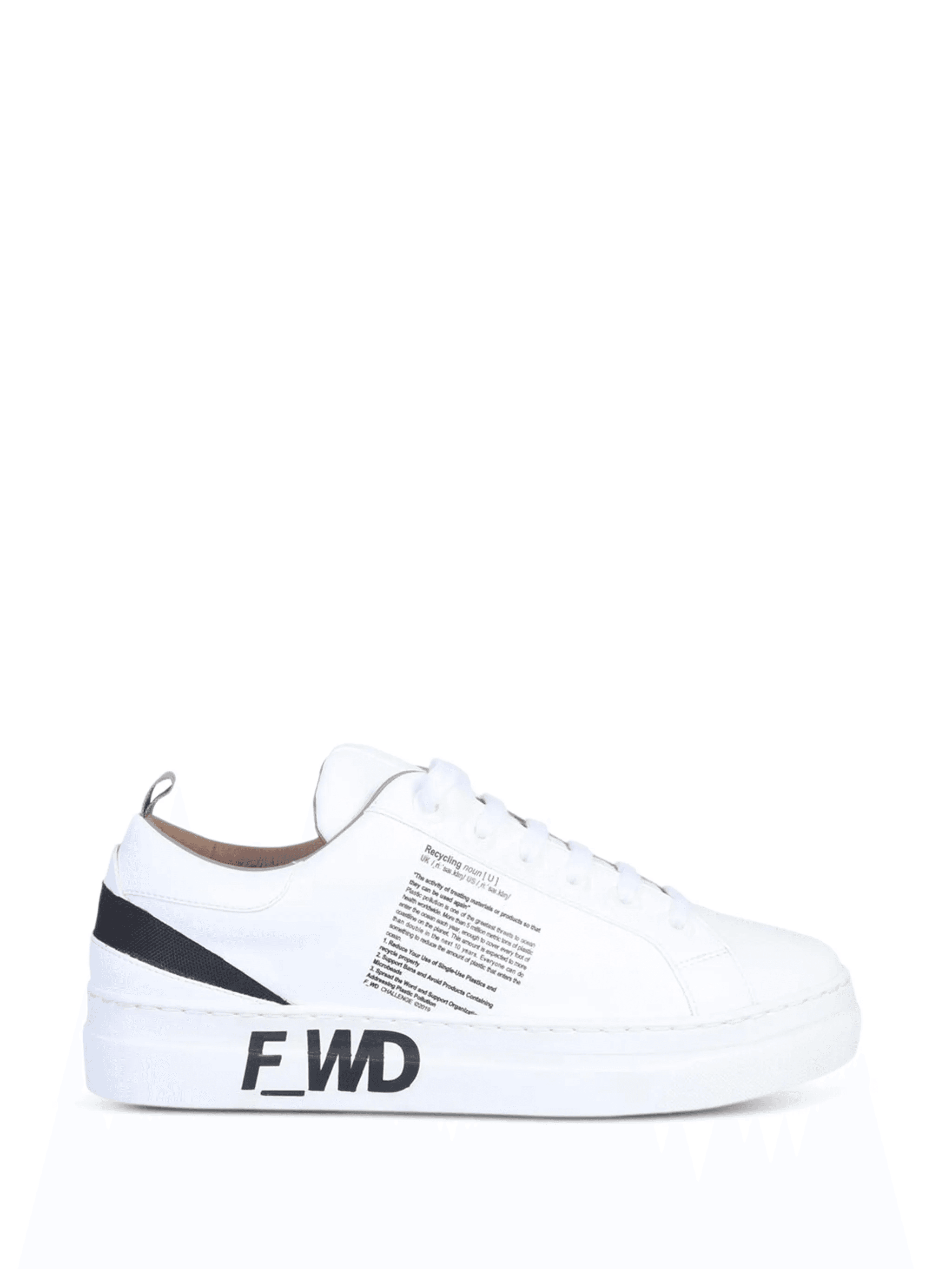 text print sneakers - Image 1