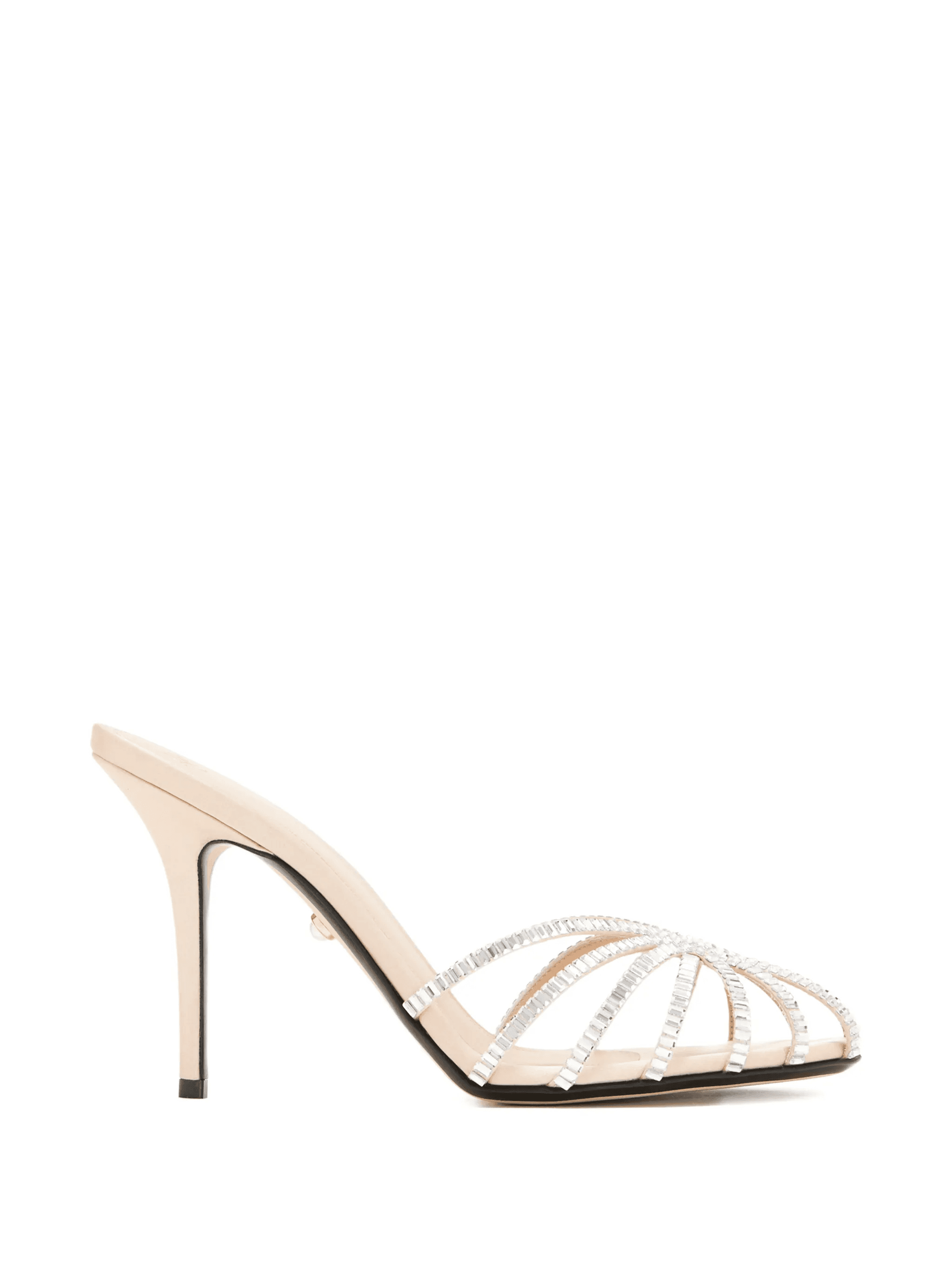 Emily crystal-embellished heeled sandals - Image 1