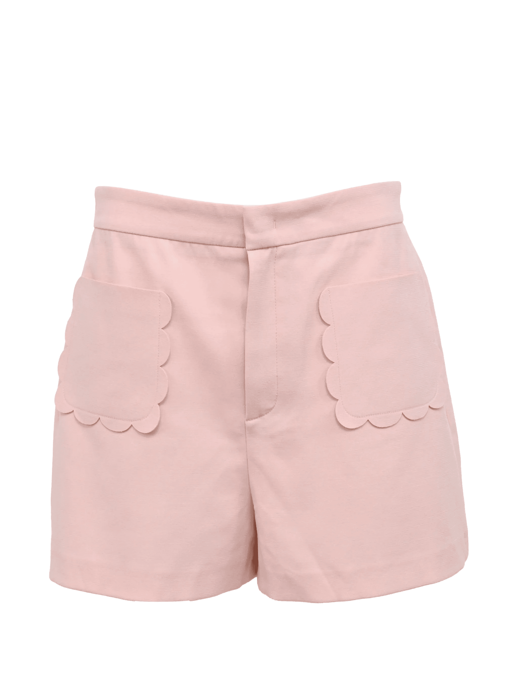 scalloped-pocket shorts - Image 1
